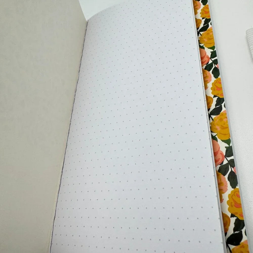 Crate Paper Floral Journal Cover With 2 Inserts Tassel Closure